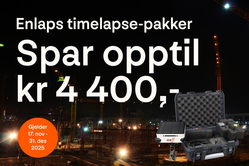 Timelapspakker på tilbud